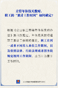 年休假天数计算中累计工作时间如何确定标准解析(图1)
