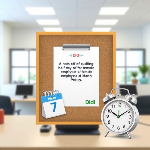 滴滴公司为女性员工提供半天福利假及特别礼物(图2)