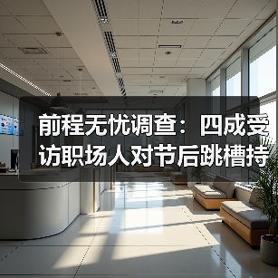 前程无忧调查:四成受访职场人对节后跳槽持观望态度(图2) 前程无忧调查:四成受访职场人对节后跳槽持观望态度(图2)
