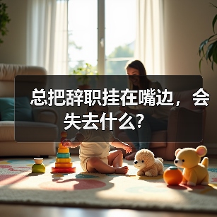 总把辞职挂在嘴边,会失去什么?(图3) 总把辞职挂在嘴边,会失去什么?(图3)
