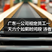 广东一公司规定员工一天六个如厕时间段 违者或受罚100元（图3）