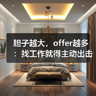 胆子越大,offer越多:找工作就得主动出击!(图2) 胆子越大,offer越多:找工作就得主动出击!(图2)