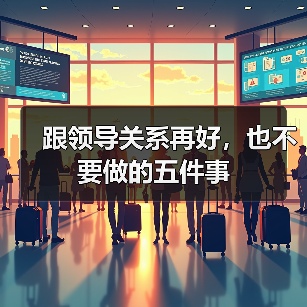 跟领导关系再好，也不要做的五件事（图4）