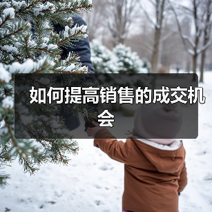 如何提高销售的成交机会(图4) 如何提高销售的成交机会(图4)
