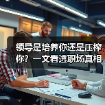 领导是培养你还是压榨你？一文看透职场真相（图3）