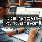 长宁区试点生育友好岗位：100家企业开发1000岗位如何助力？（图2）