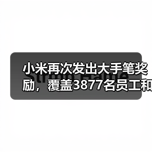 小米再次发出大手笔奖励,覆盖3877名员工和供应商(图3) 小米再次发出大手笔奖励,覆盖3877名员工和供应商(图3)