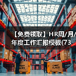 【免费领取】HR周/月/年度工作汇报模板(73套)（图4）