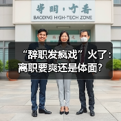 “辞职发疯戏”火了:离职要爽还是体面?(图4) “辞职发疯戏”火了:离职要爽还是体面?(图4)