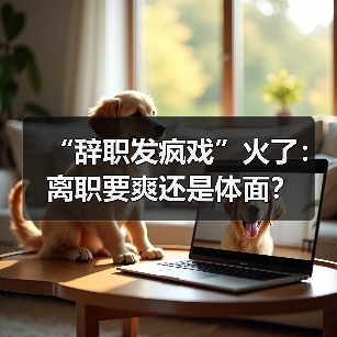 “辞职发疯戏”火了:离职要爽还是体面?(图3) “辞职发疯戏”火了:离职要爽还是体面?(图3)
