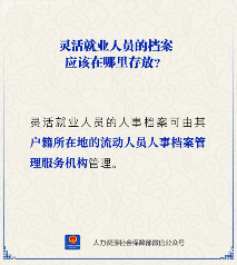 灵活就业人员档案存放地点与管理办法(图1)